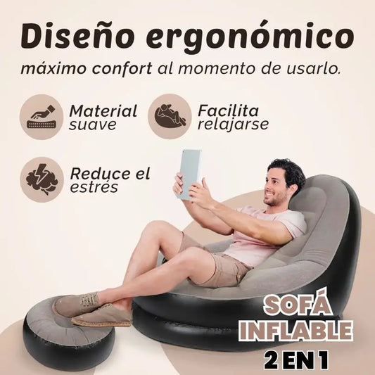 SOFÁ INFLABLE PORTÁTIL