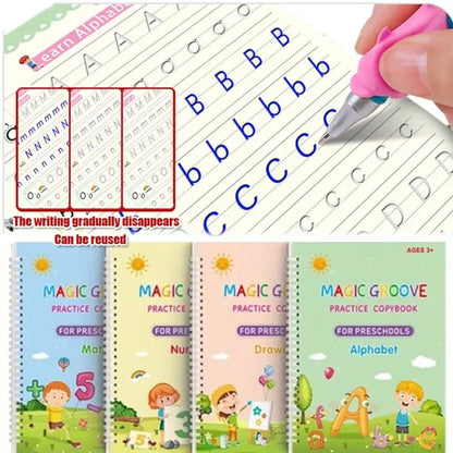 KIT de 5 libros mágico / caligrafía y dibujo