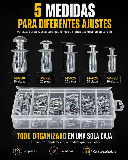 TUERCA DE FIJACION 90Pcs