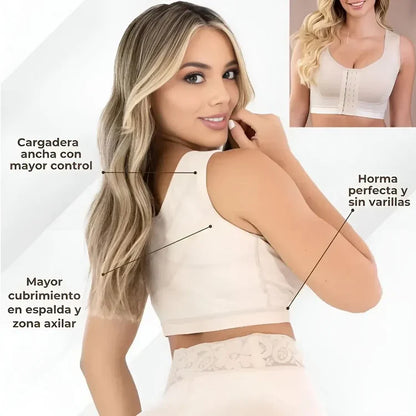 Brasier corrector de postura con realce