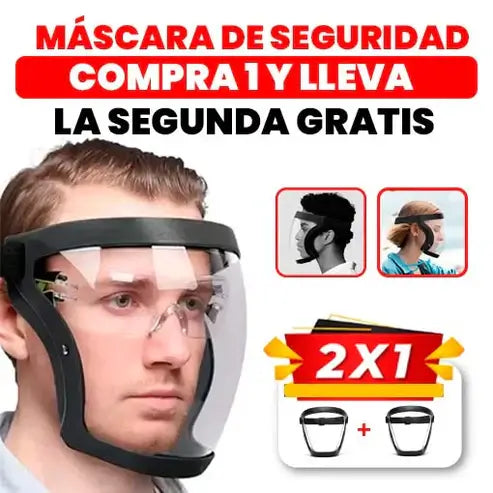 LLEVA 2 MÁSCARAS DE SEGURIDAD AL PRECIO DE 1